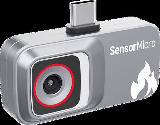 Affordable Smartphone Attachment Thermal Imaging Camera with 120×90 Resolution and 12μm Pixel Size Wafer-Level-Package